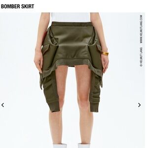 Helmut Lang NWT BOMBER skirt rare and exclusive size small